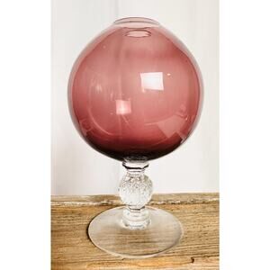 Cambridge 1930’s Amethyst Orb Ivy Vase